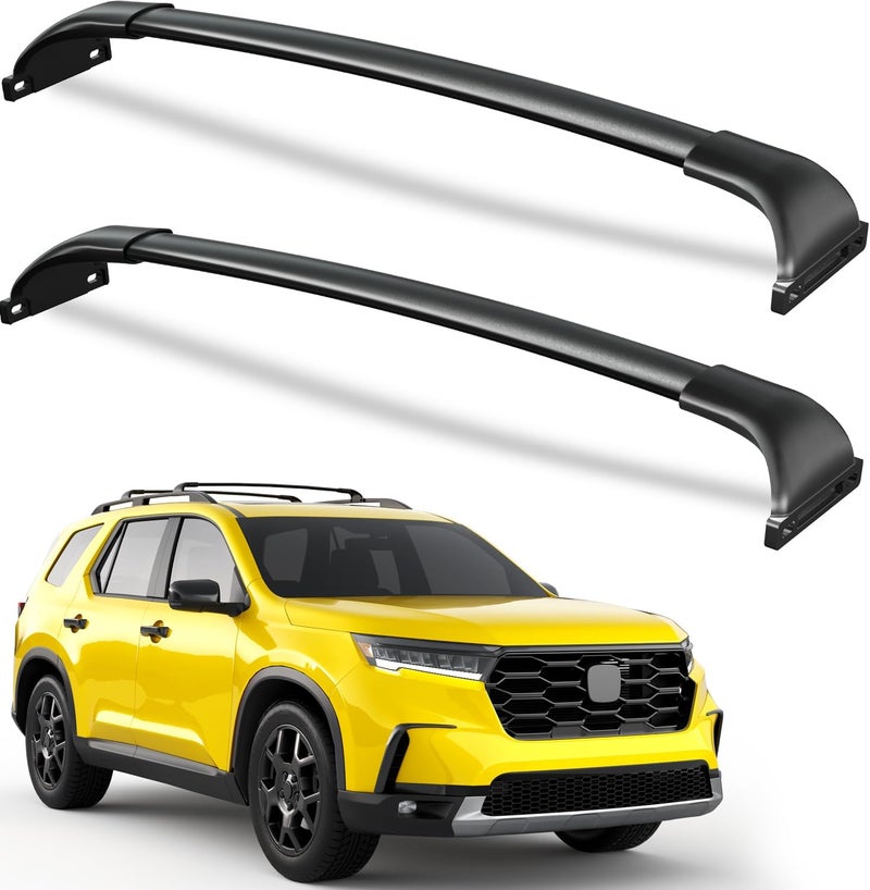 wonderdriver Roof Rack Cross Bars Compatible with Honda Pilot 2023 2024 2025 2026 Elite Sport Touring Trailsport (Except LX and EX-L) with Raised Side Rails, Heavy Duty All-Metal Aluminum Crossbar Luggage Racks - Image 1